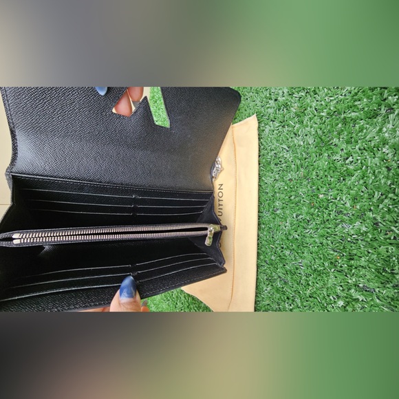 Limited Edition Louis Vuitton Twist Portefeuille Sarah Wallet Neapolitan EUC - Picture 14 of 15